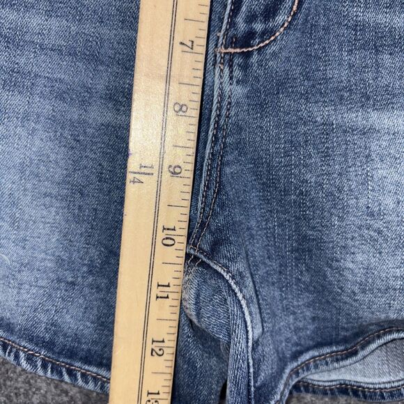 Articles of Society Shorts Womens Size 30 Blue Denim Distressed - Picture 6 of 11